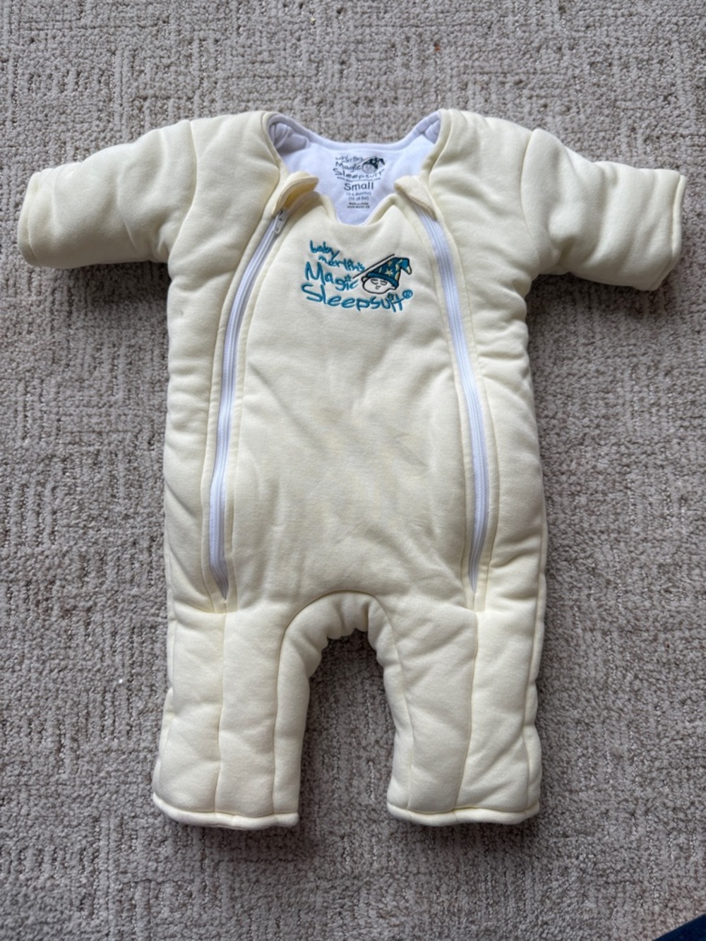 SleepSuit Quilted Baby Sleep Sack in Pale Yellow by Little Me